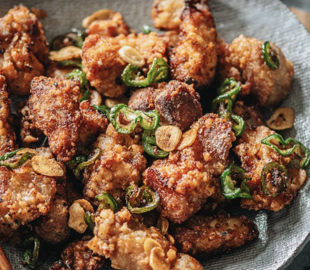 fixed salt and pepper pork